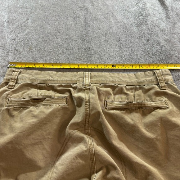Vintage Y2K Cargo Shorts Mens 36 Brown Old Navy Military Baggy Standard Issue - Picture 15 of 16